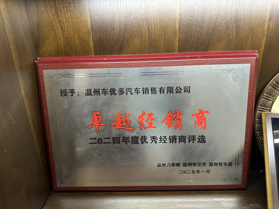2024 年度卓越经销商奖牌
