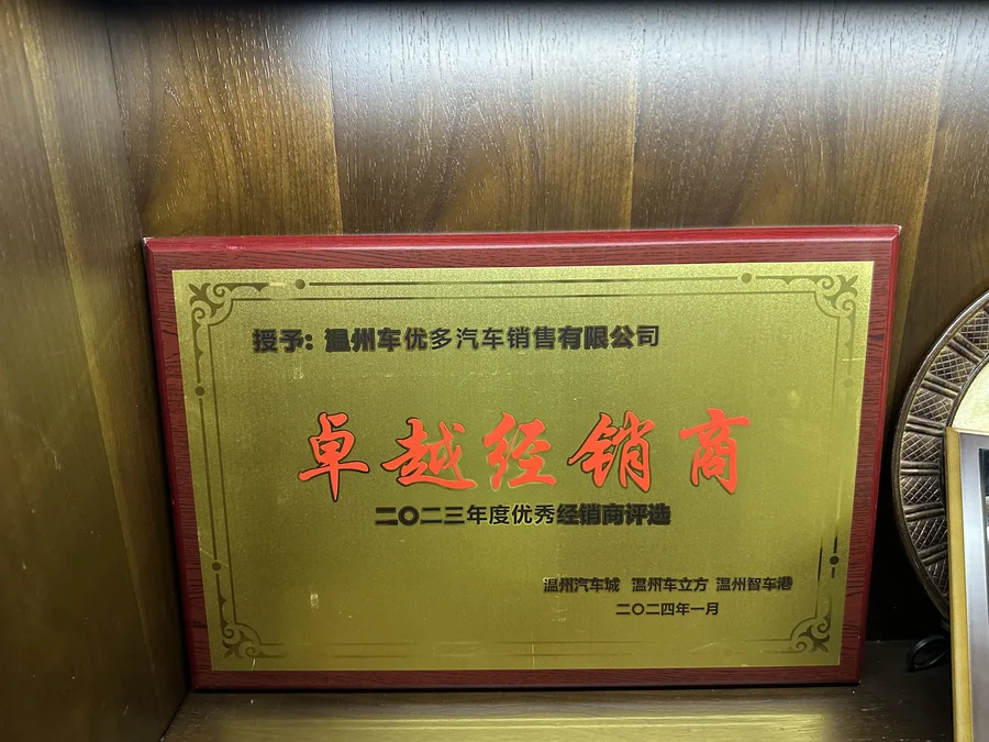 2023 年度卓越经销商奖牌
